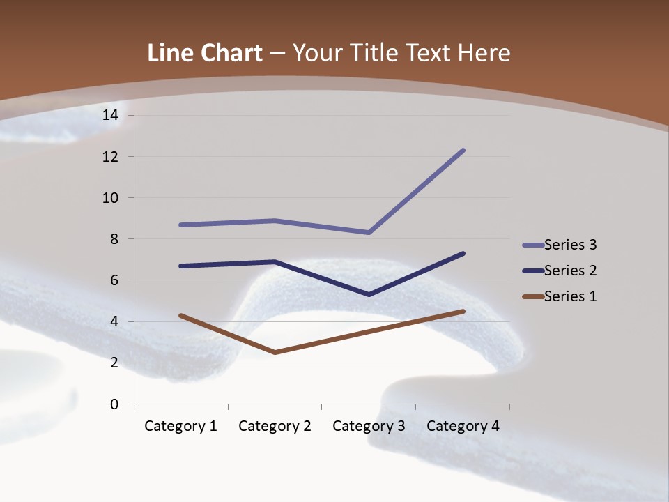 A Piece Of A Puzzle On A Brown Background PowerPoint Template