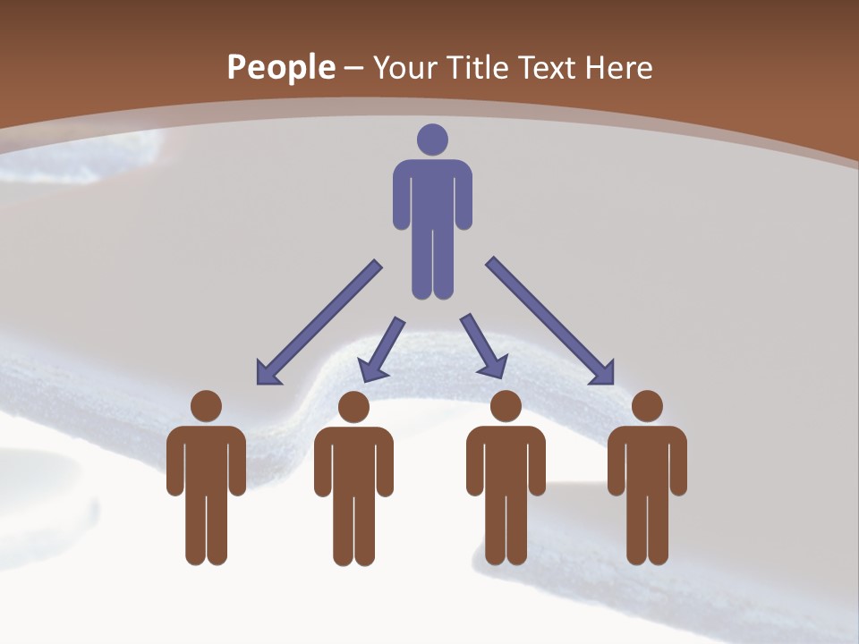 A Piece Of A Puzzle On A Brown Background PowerPoint Template