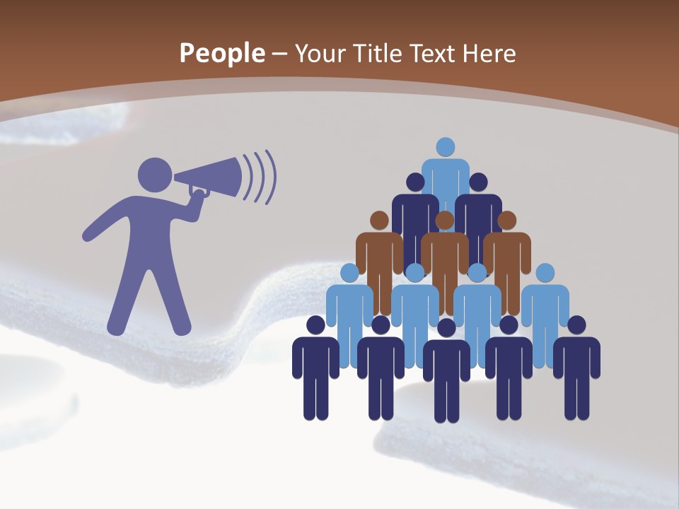 A Piece Of A Puzzle On A Brown Background PowerPoint Template