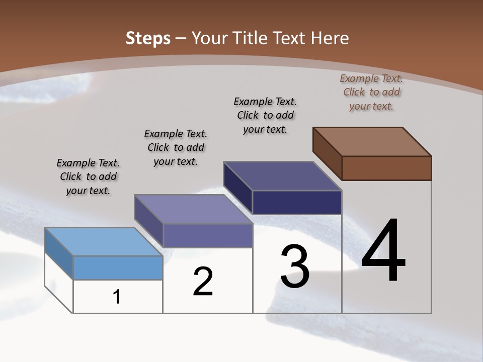 A Piece Of A Puzzle On A Brown Background PowerPoint Template