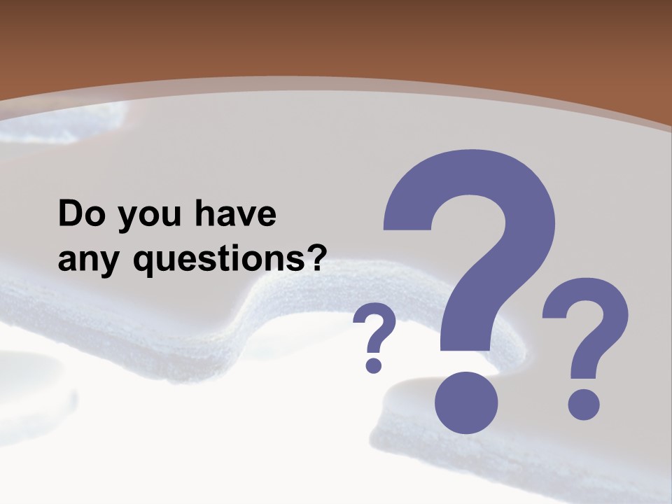 A Piece Of A Puzzle On A Brown Background PowerPoint Template