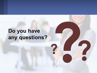 A Woman Standing In Front Of A Group Of People PowerPoint Template