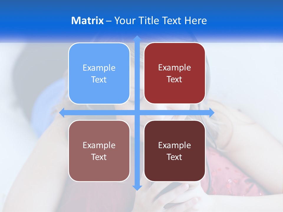 A Woman Wearing Headphones Is Looking At Her Cell Phone PowerPoint Template