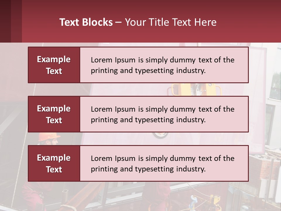 A Man Is Working On A Large Sign PowerPoint Template