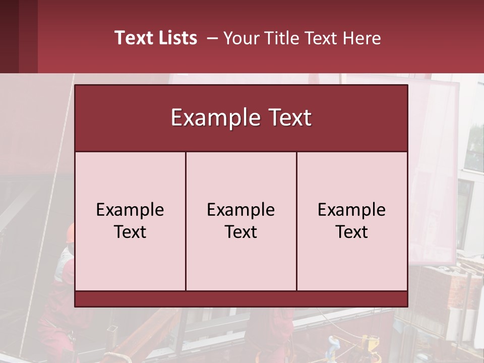 A Man Is Working On A Large Sign PowerPoint Template