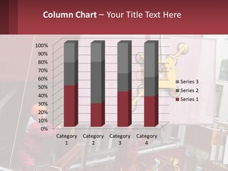 A Man Is Working On A Large Sign PowerPoint Template