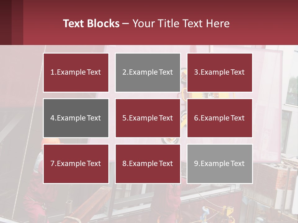 A Man Is Working On A Large Sign PowerPoint Template