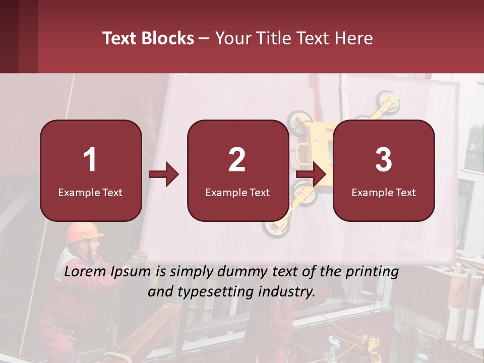 A Man Is Working On A Large Sign PowerPoint Template