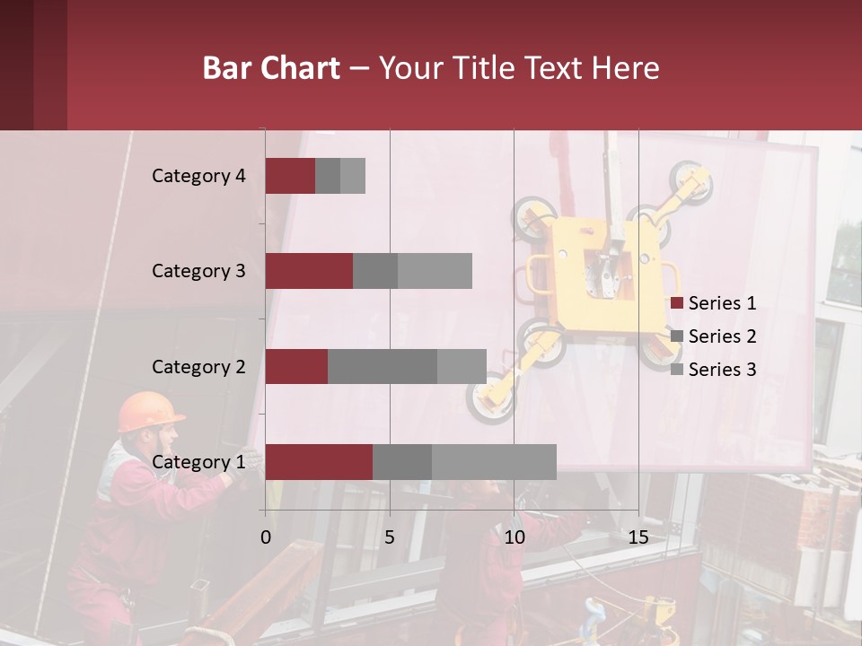 A Man Is Working On A Large Sign PowerPoint Template