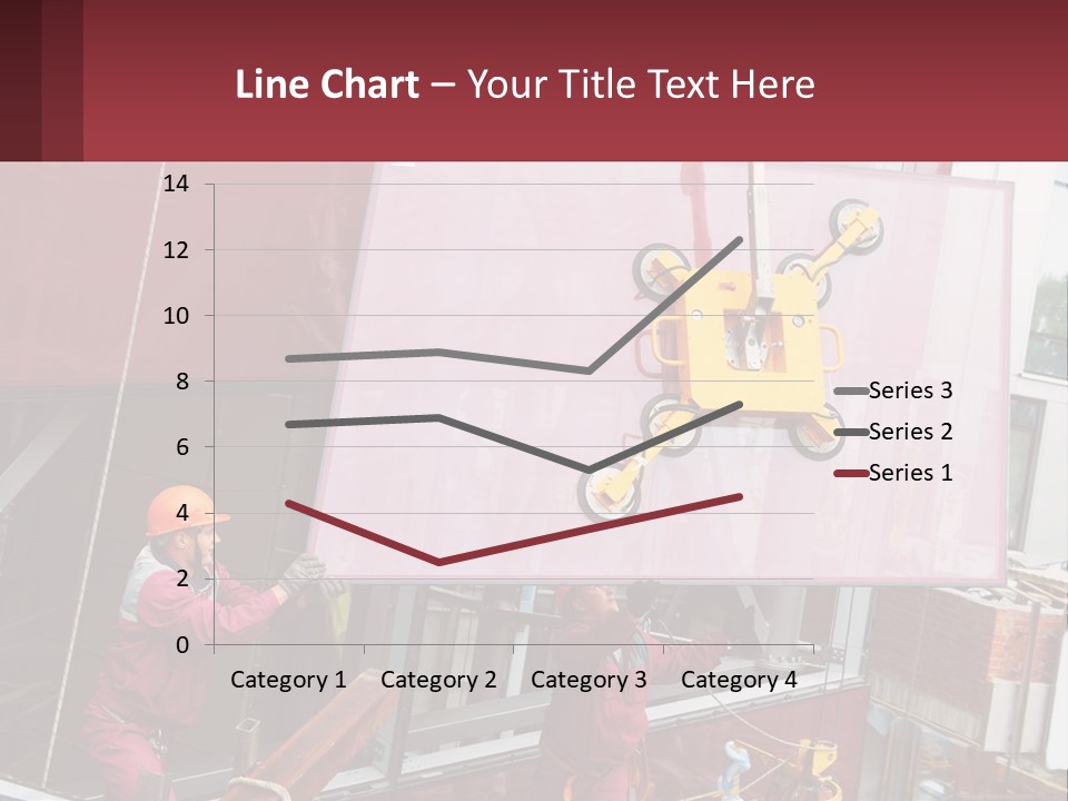 A Man Is Working On A Large Sign PowerPoint Template