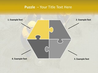 A Group Of Men In Blue And Yellow Work On A Construction Site PowerPoint Template