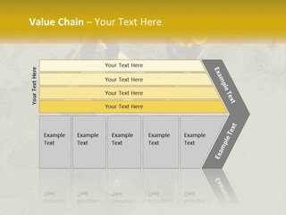 A Group Of Men In Blue And Yellow Work On A Construction Site PowerPoint Template