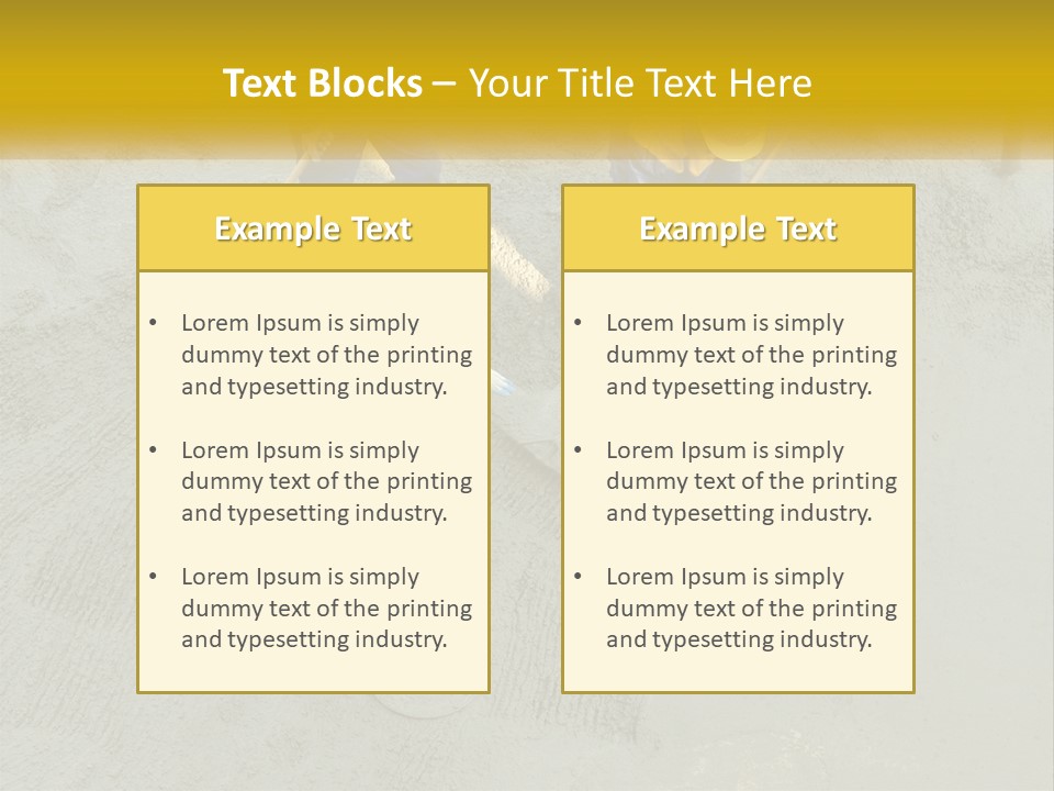 A Group Of Men In Blue And Yellow Work On A Construction Site PowerPoint Template