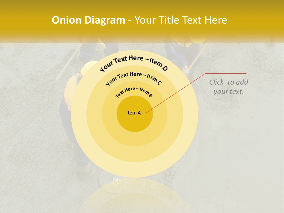 A Group Of Men In Blue And Yellow Work On A Construction Site PowerPoint Template