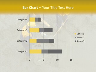 A Group Of Men In Blue And Yellow Work On A Construction Site PowerPoint Template