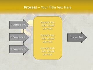 A Group Of Men In Blue And Yellow Work On A Construction Site PowerPoint Template