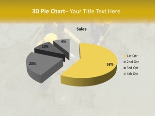 A Group Of Men In Blue And Yellow Work On A Construction Site PowerPoint Template
