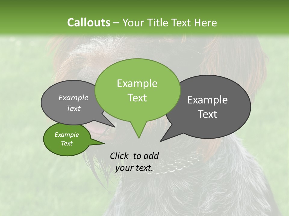 A Brown And Black Dog Sitting On Top Of A Lush Green Field PowerPoint Template