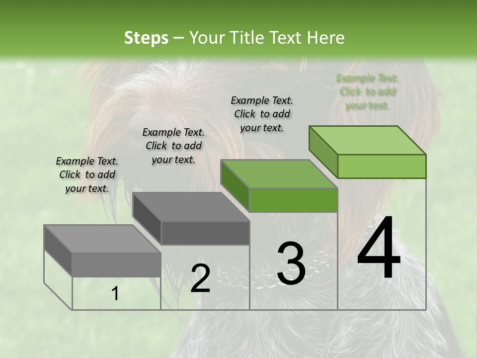 A Brown And Black Dog Sitting On Top Of A Lush Green Field PowerPoint Template