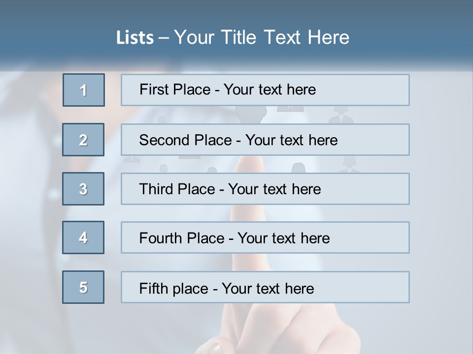 A Woman Pressing A Button On A Touch Screen PowerPoint Template