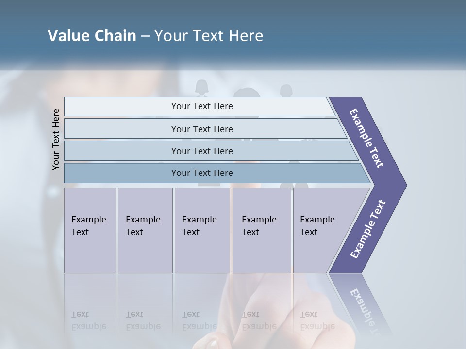 A Woman Pressing A Button On A Touch Screen PowerPoint Template