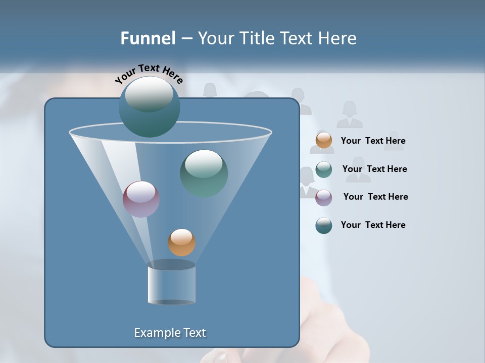 A Woman Pressing A Button On A Touch Screen PowerPoint Template