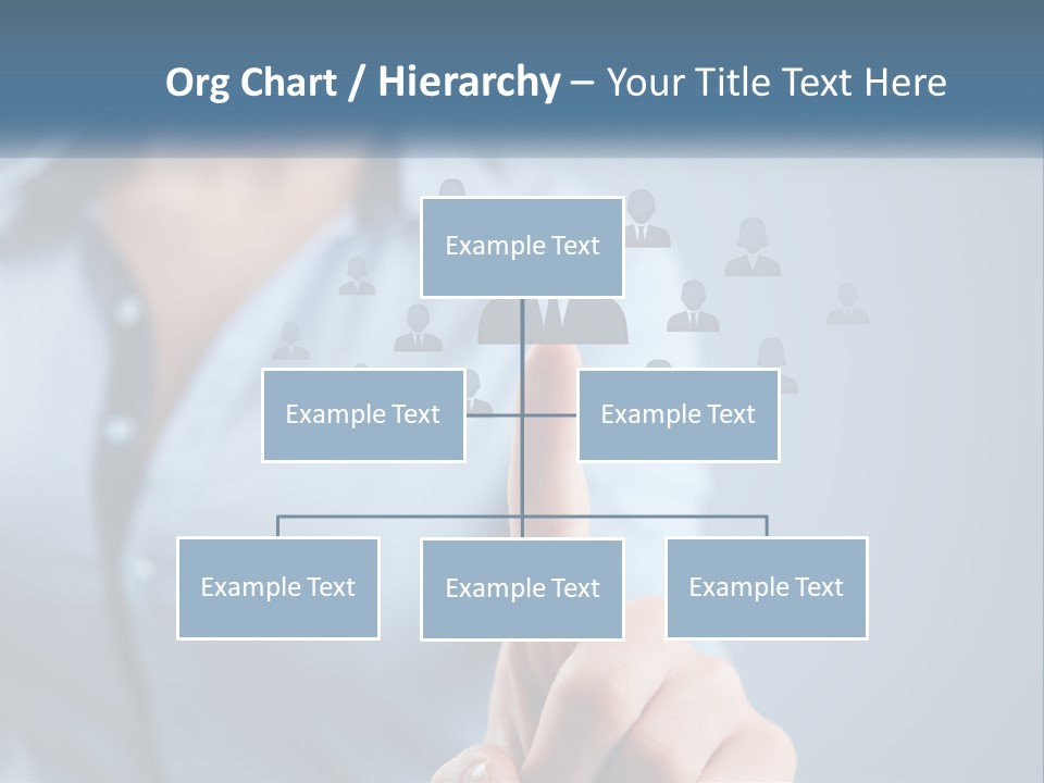 A Woman Pressing A Button On A Touch Screen PowerPoint Template