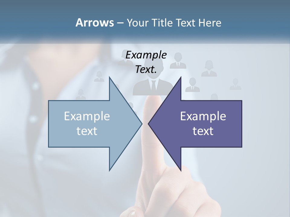 A Woman Pressing A Button On A Touch Screen PowerPoint Template