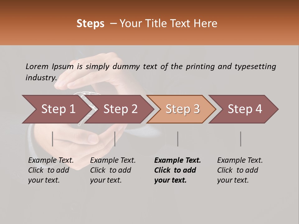 A Man In A Suit Holding A Brain Model PowerPoint Template