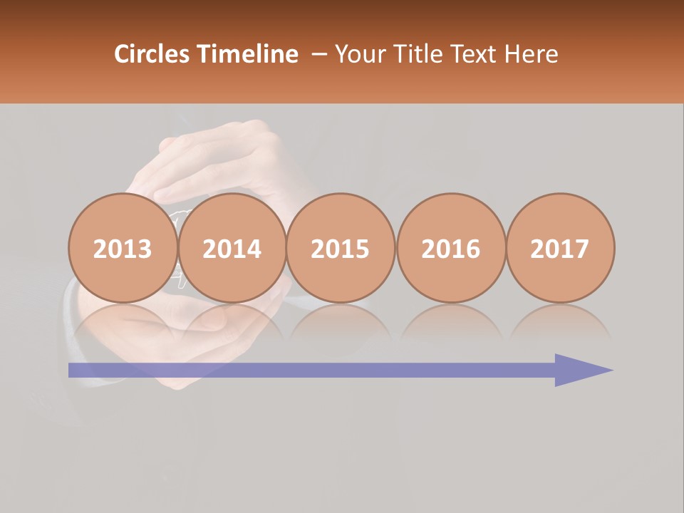 A Man In A Suit Holding A Brain Model PowerPoint Template