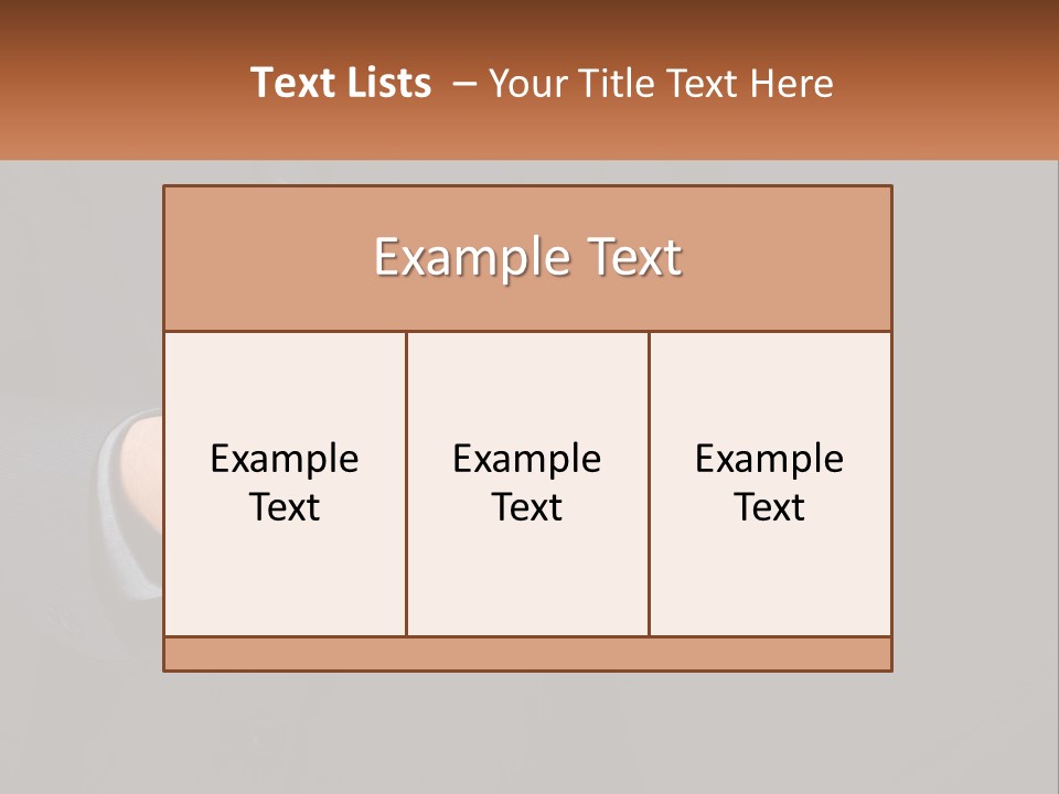 A Man In A Suit Holding A Brain Model PowerPoint Template