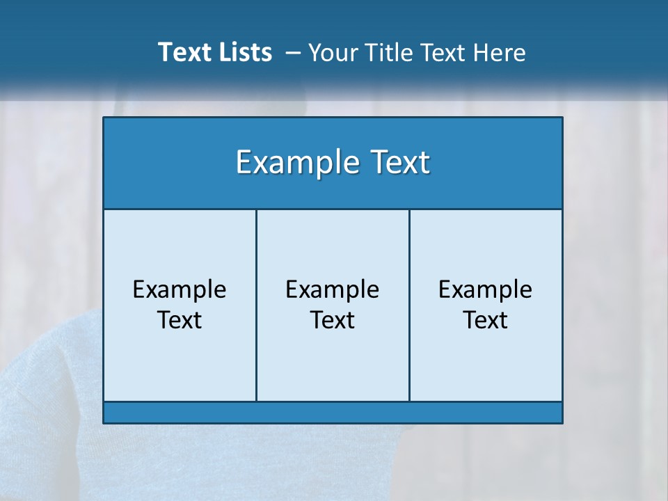 A Young Boy Flexing His Muscles In Front Of A Wooden Fence PowerPoint Template