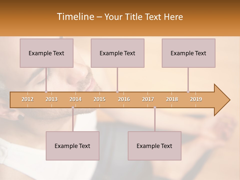 A Man Sitting On The Floor With His Eyes Closed PowerPoint Template