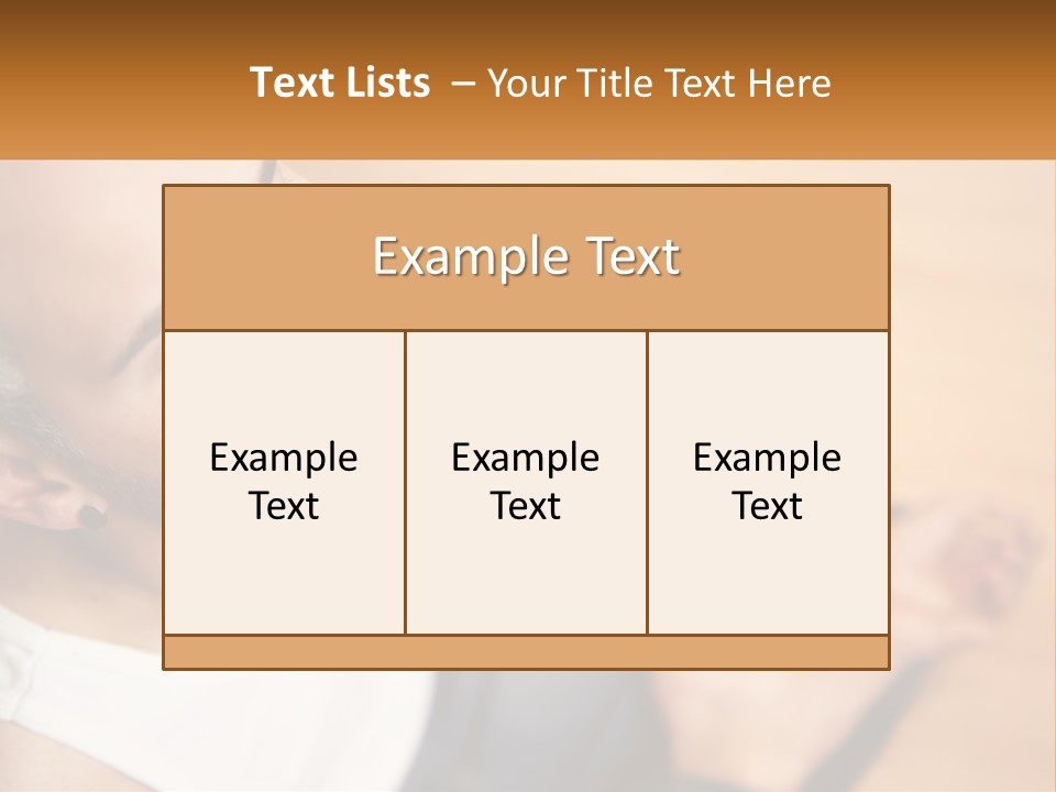 A Man Sitting On The Floor With His Eyes Closed PowerPoint Template