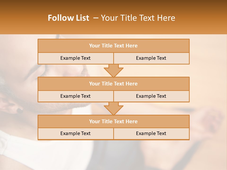 A Man Sitting On The Floor With His Eyes Closed PowerPoint Template