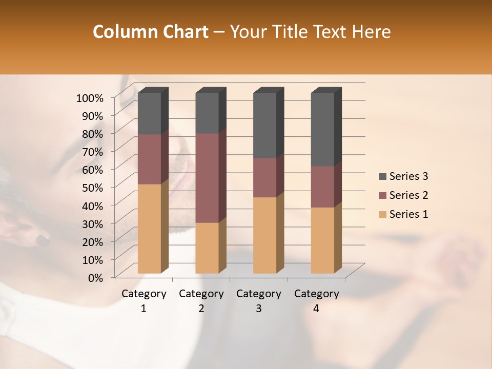 A Man Sitting On The Floor With His Eyes Closed PowerPoint Template