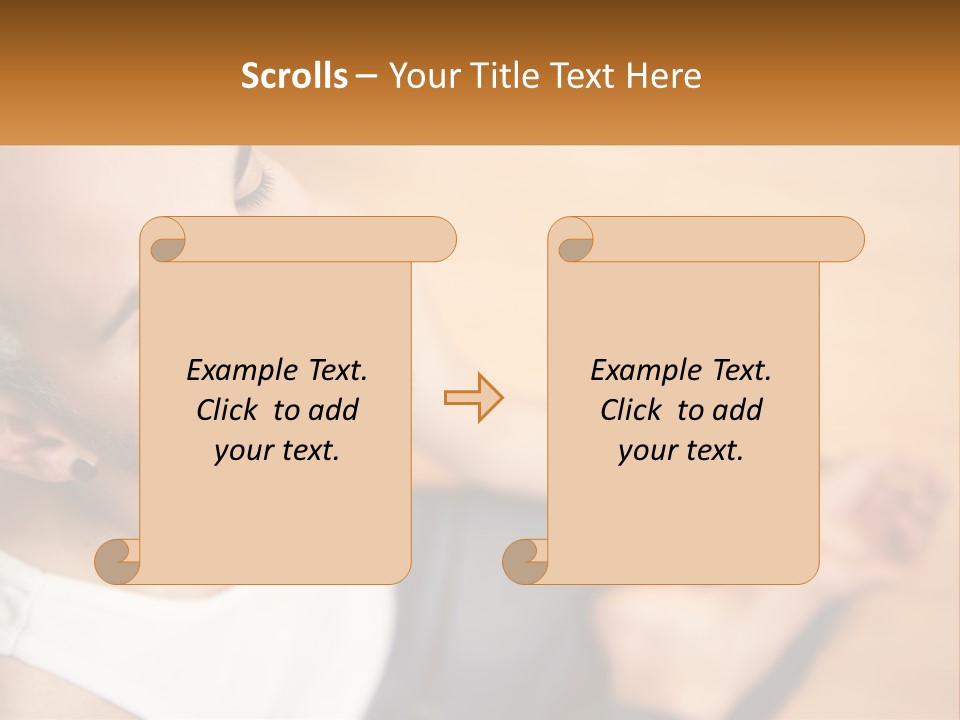 A Man Sitting On The Floor With His Eyes Closed PowerPoint Template