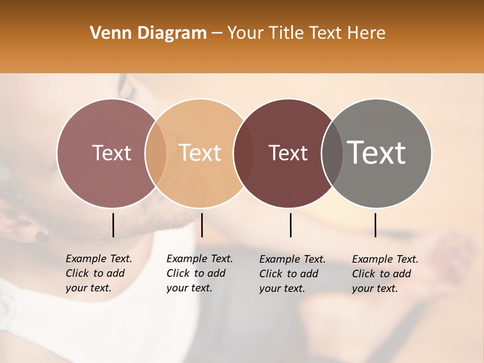 A Man Sitting On The Floor With His Eyes Closed PowerPoint Template