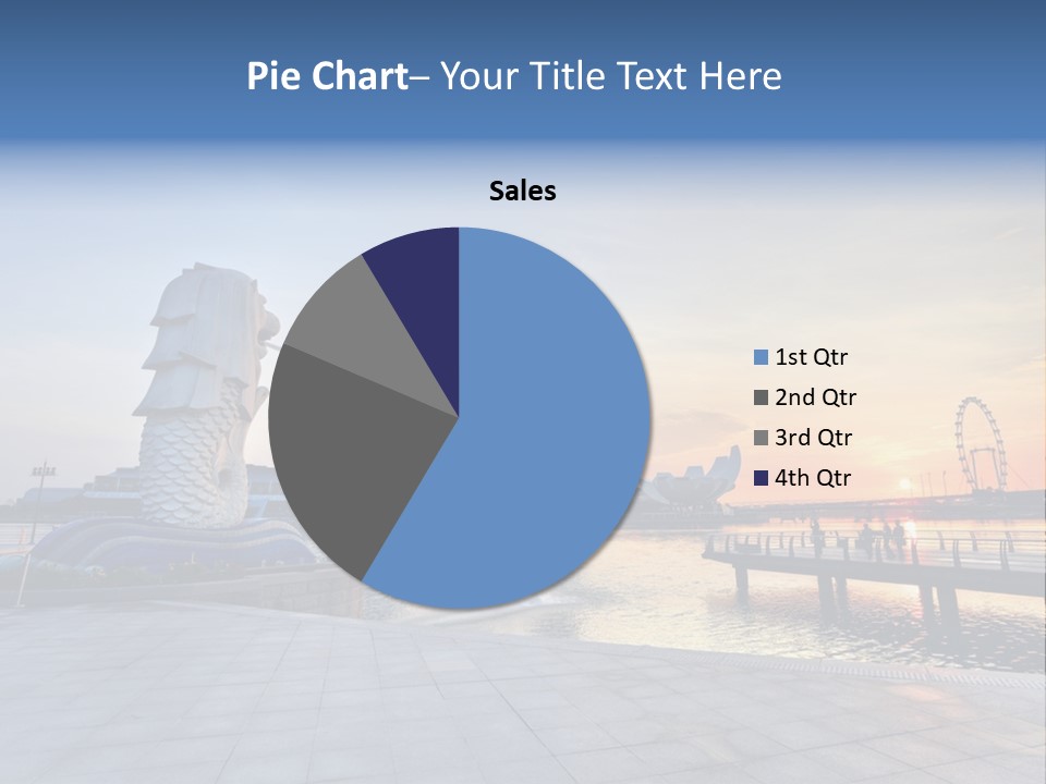 A Statue Of A Horse Is Spewing Water Into The Air PowerPoint Template