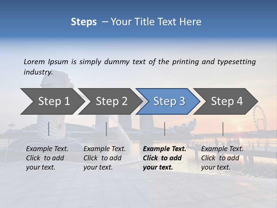 A Statue Of A Horse Is Spewing Water Into The Air PowerPoint Template
