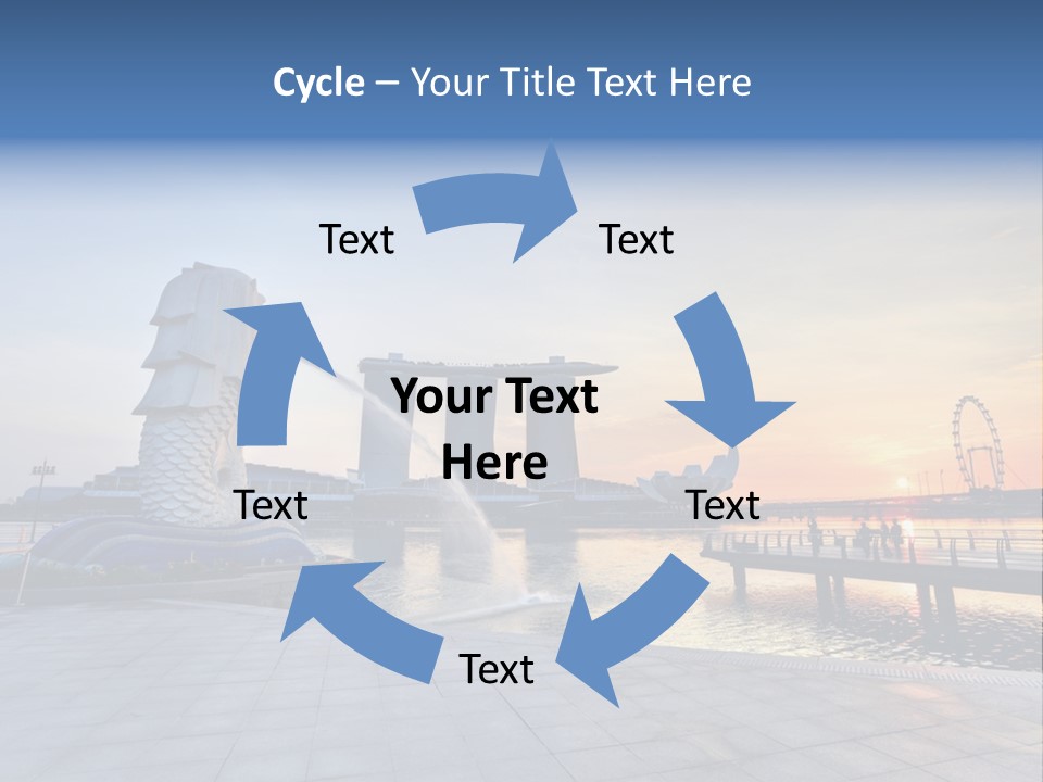 A Statue Of A Horse Is Spewing Water Into The Air PowerPoint Template