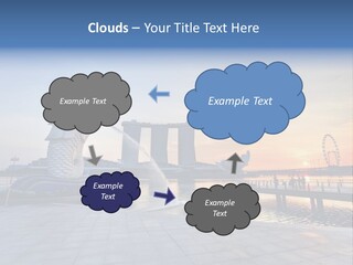 A Statue Of A Horse Is Spewing Water Into The Air PowerPoint Template