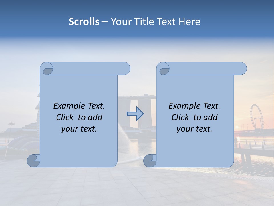 A Statue Of A Horse Is Spewing Water Into The Air PowerPoint Template