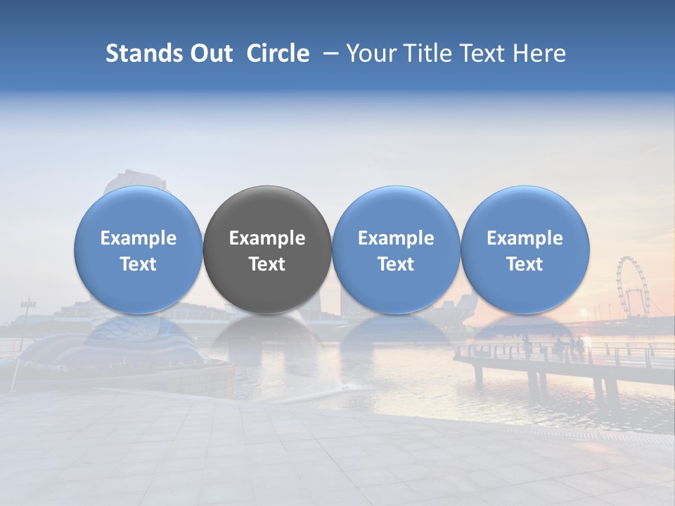 A Statue Of A Horse Is Spewing Water Into The Air PowerPoint Template