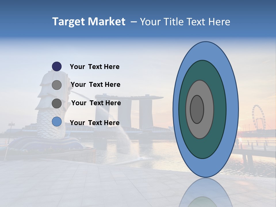 A Statue Of A Horse Is Spewing Water Into The Air PowerPoint Template