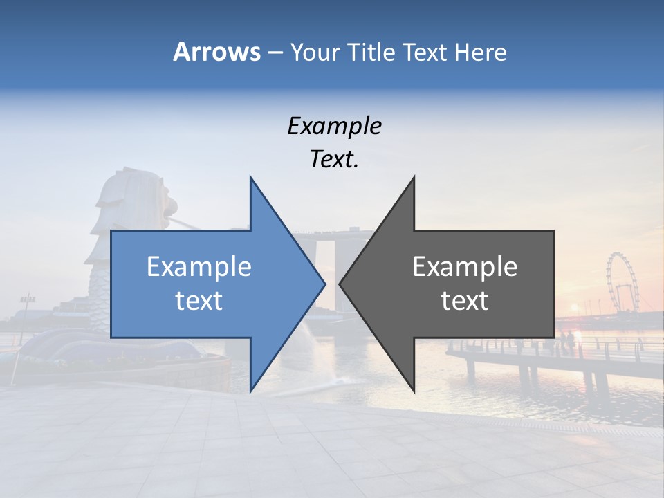 A Statue Of A Horse Is Spewing Water Into The Air PowerPoint Template