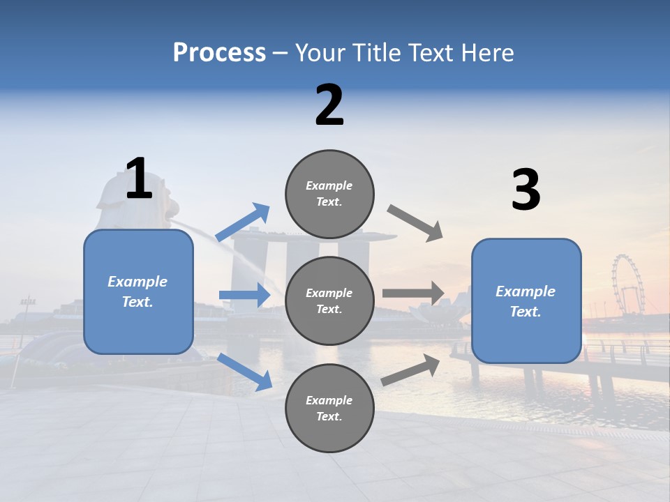 A Statue Of A Horse Is Spewing Water Into The Air PowerPoint Template