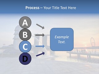 A Statue Of A Horse Is Spewing Water Into The Air PowerPoint Template