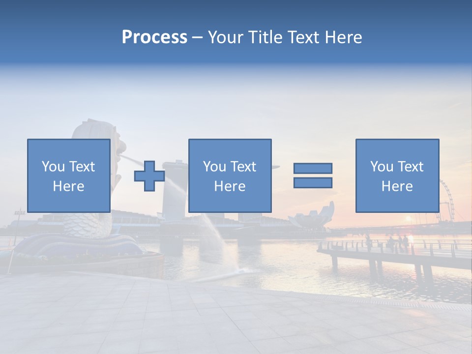 A Statue Of A Horse Is Spewing Water Into The Air PowerPoint Template