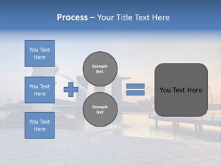 A Statue Of A Horse Is Spewing Water Into The Air PowerPoint Template